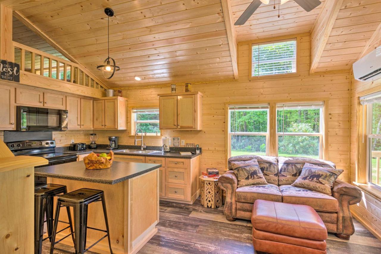 Quaint Mtn Cabin Tiny Living Near Big Adventure Brevard Exterior photo